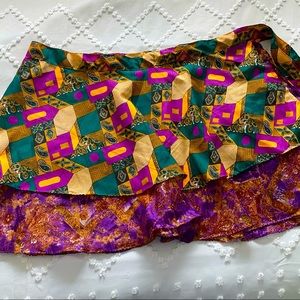 Silk Sari Wrap Skirt